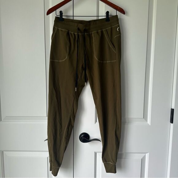 Zyia Active Size Small Olive Green Jogger Sweatpants - Picture 2 of 4